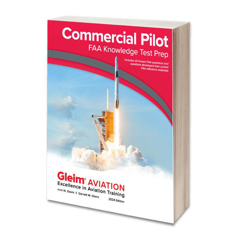 Gleim Commercial Pilot Knowledge Test Prep - 2024 Edition