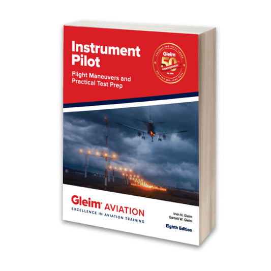 Gleim Instrument Flight Maneuvers & Test Prep 8th Edition Book Cover