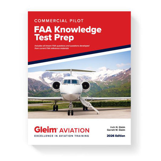 Gleim Commercial Pilot FAA Knowledge Test Prep 2026
