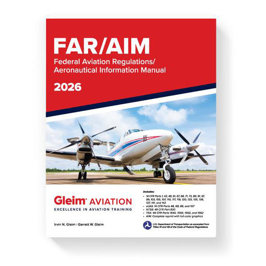 Gleim FAR/AIM 2026 – Federal Aviation Regulations Book