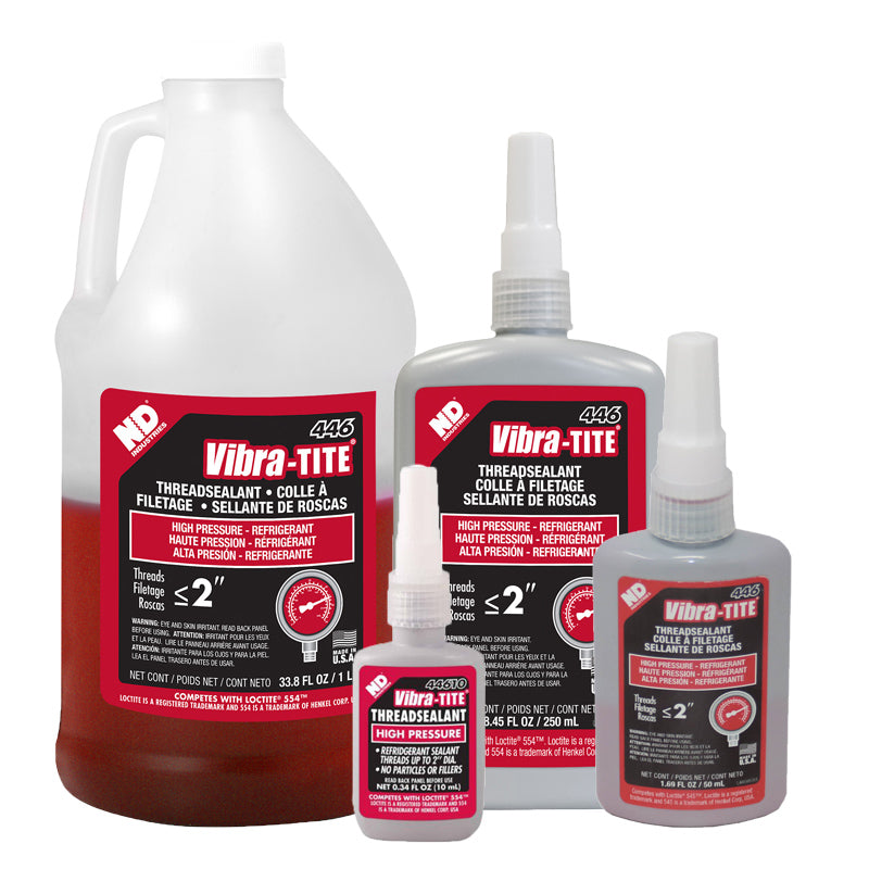 Vibra-Tite - 446 Refridgerant Sealant - High Pressure Thread Sealant, Family