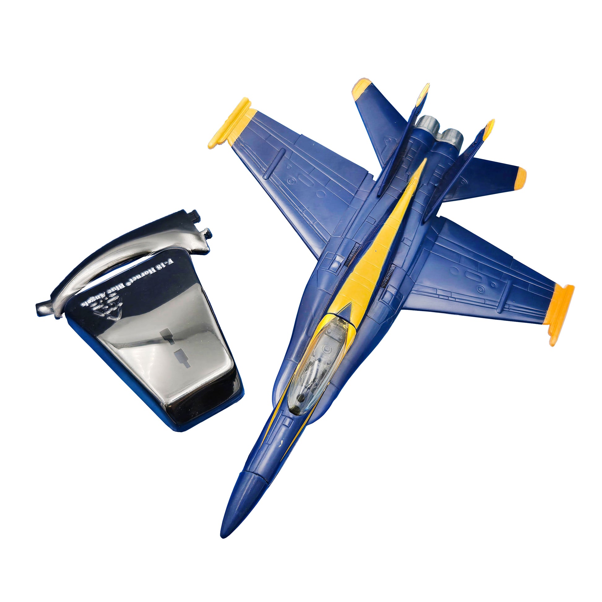 WowToyz F/A-18 Hornet Blue Angels – Top View of Unboxed Parts