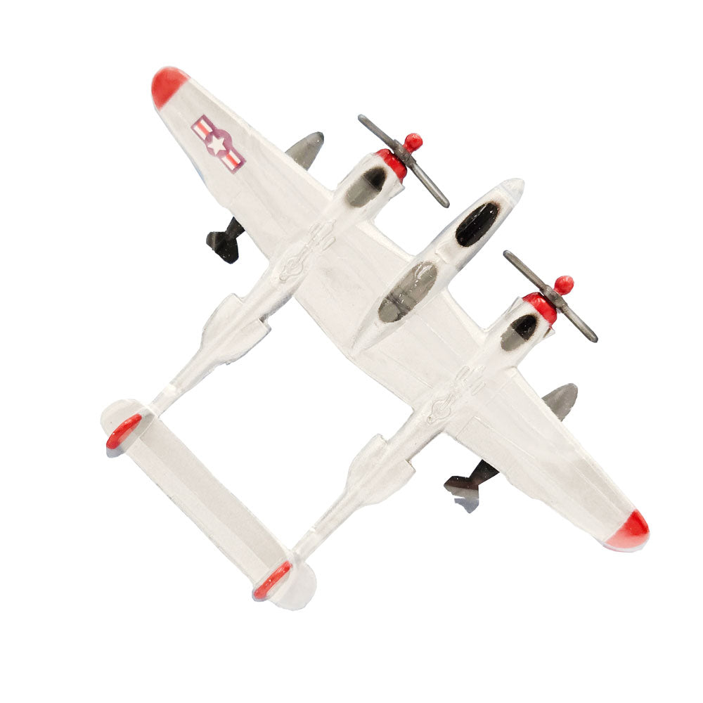 WowToyz In Air World War II Warbirds – Close-Up of P-38 Lightning Model