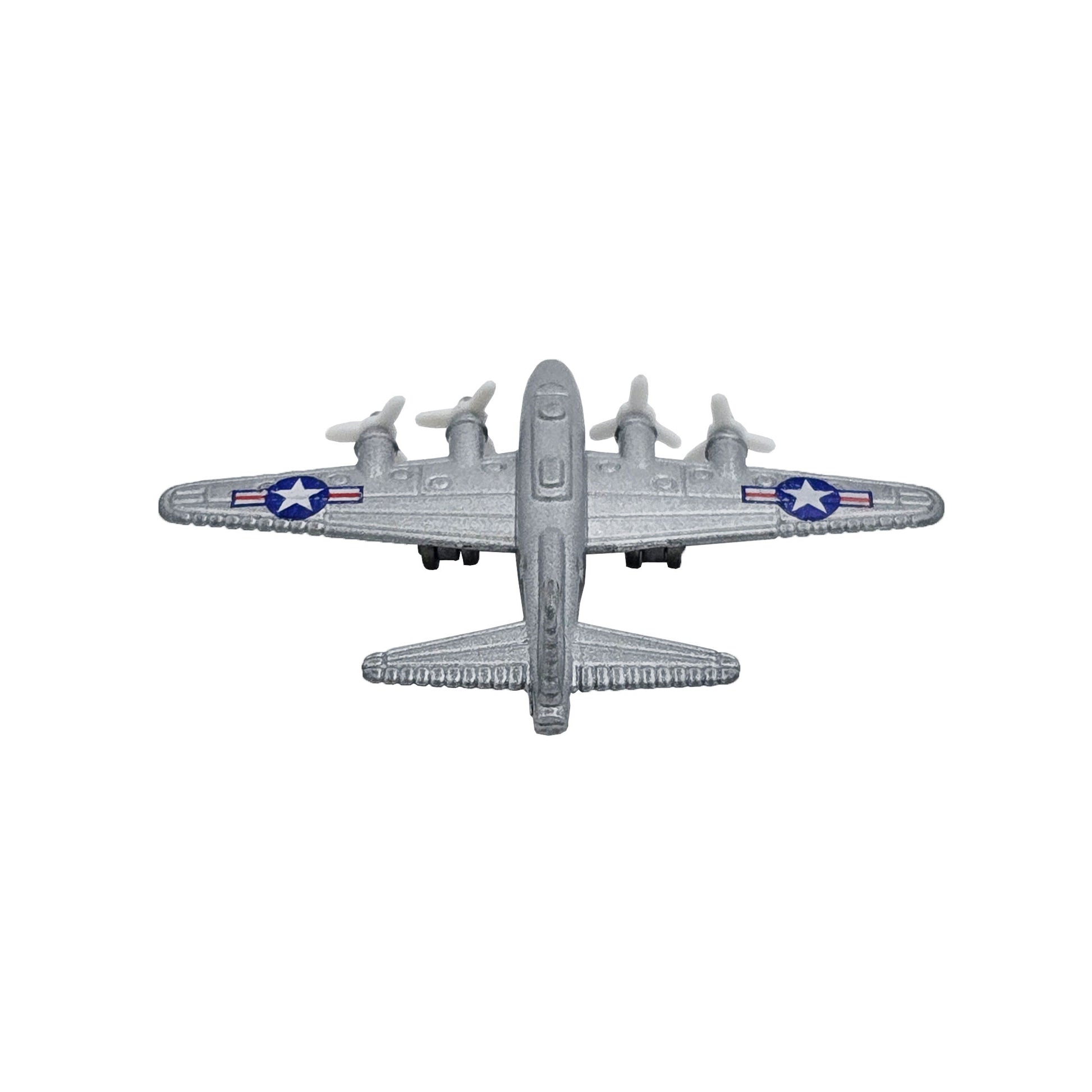 WowToyz B-17 Flying Fortress Silver – Rear Aircraft View