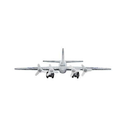 WowToyz B-17 Flying Fortress Silver – Nose Front View