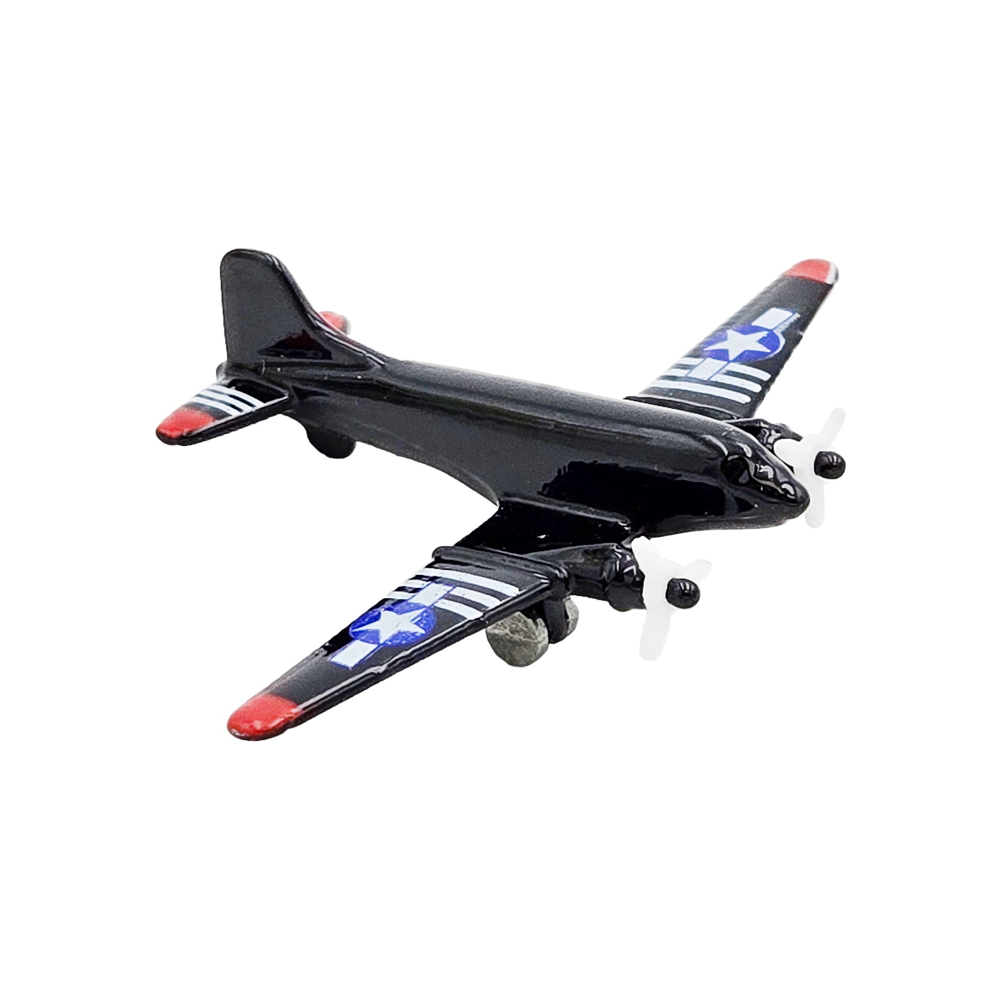 WowToyz Classic Mini Props C-47 Skytrain Black – Angled Right View