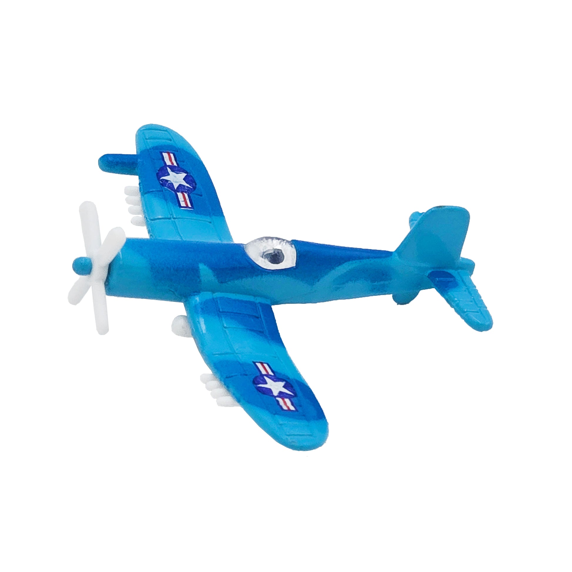 WowToyz Classic Mini Props F4U Corsair Blue – Angled Right View