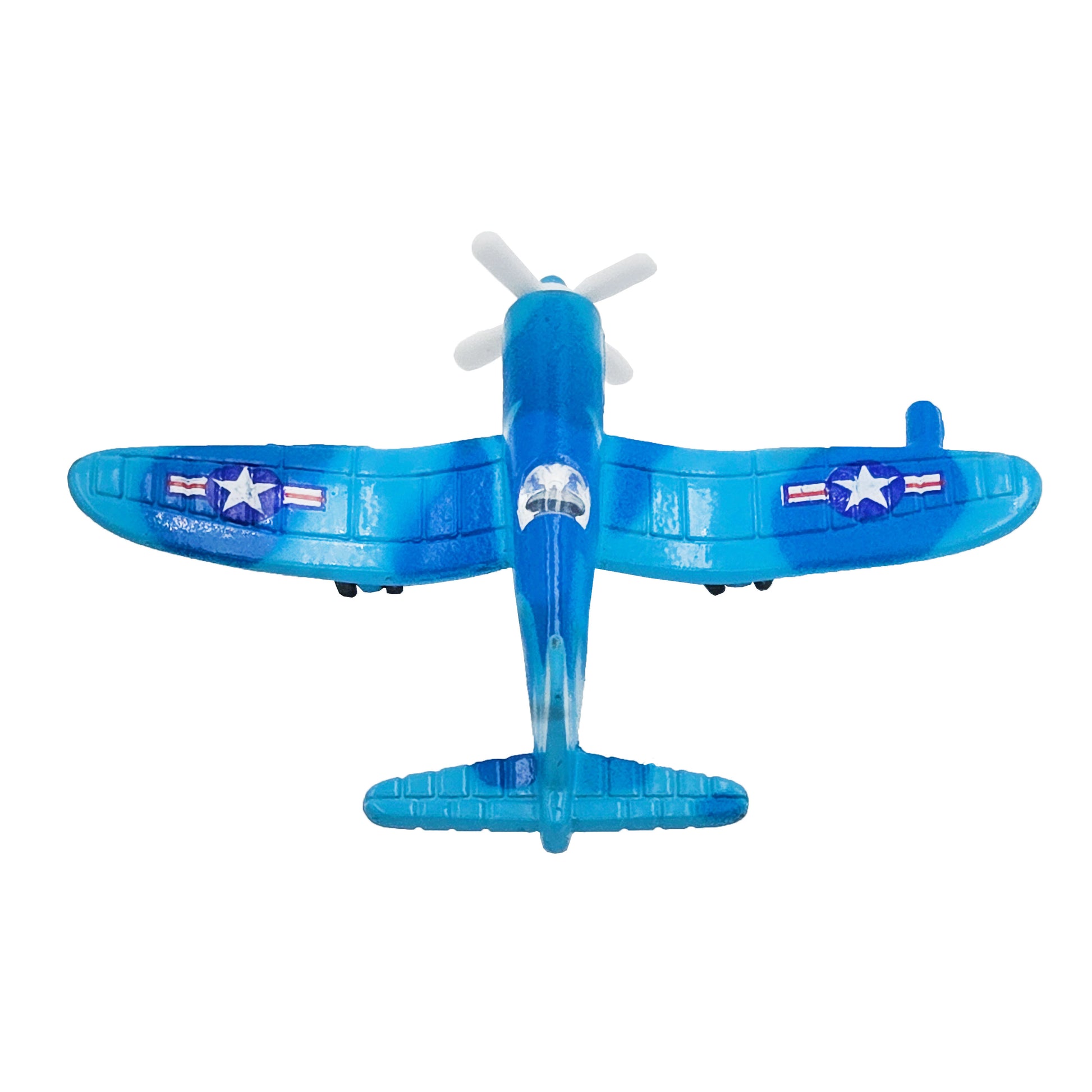 WowToyz F4U Corsair Blue – Rear Aircraft View