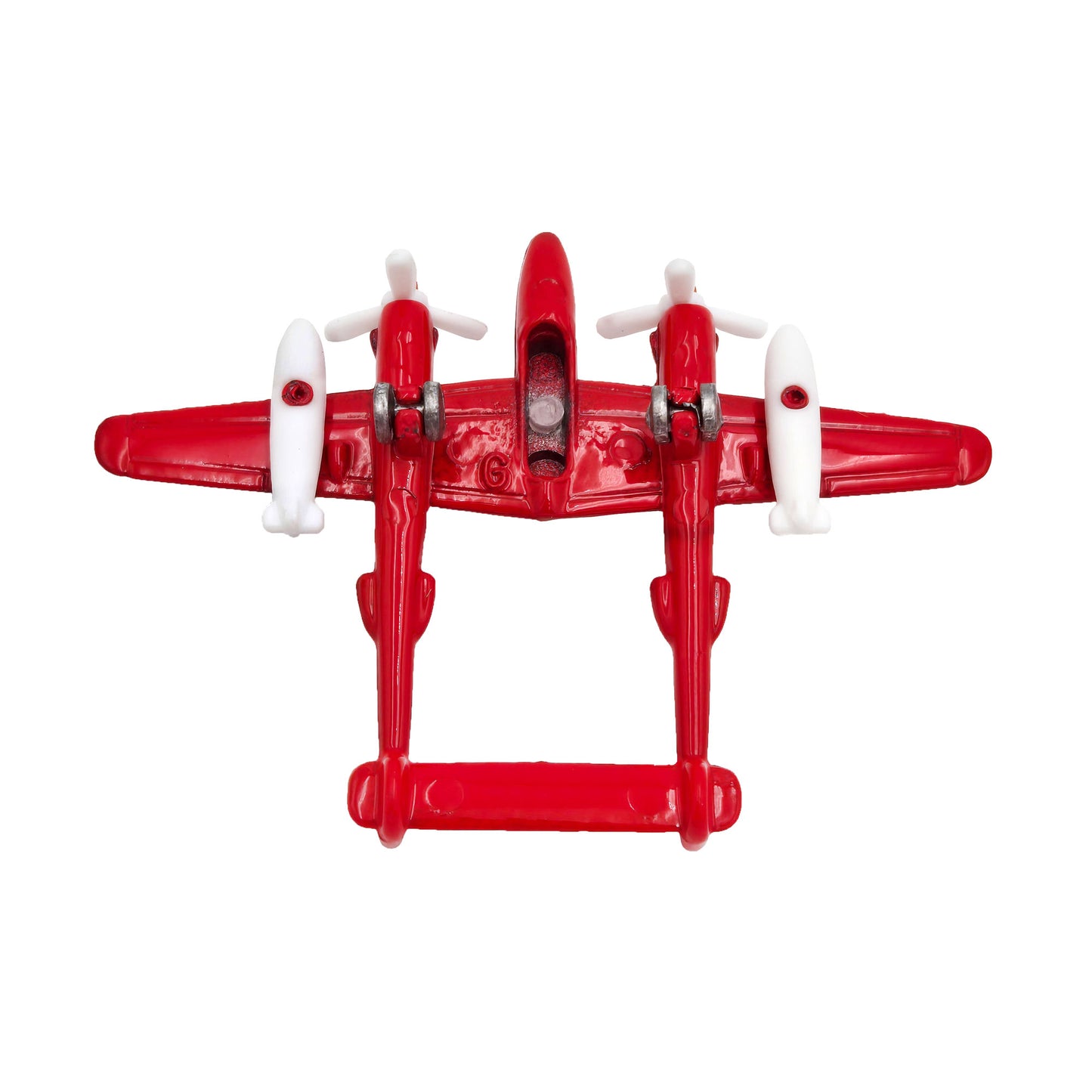 WowToyz P-38 Lightning Red – Underside View
