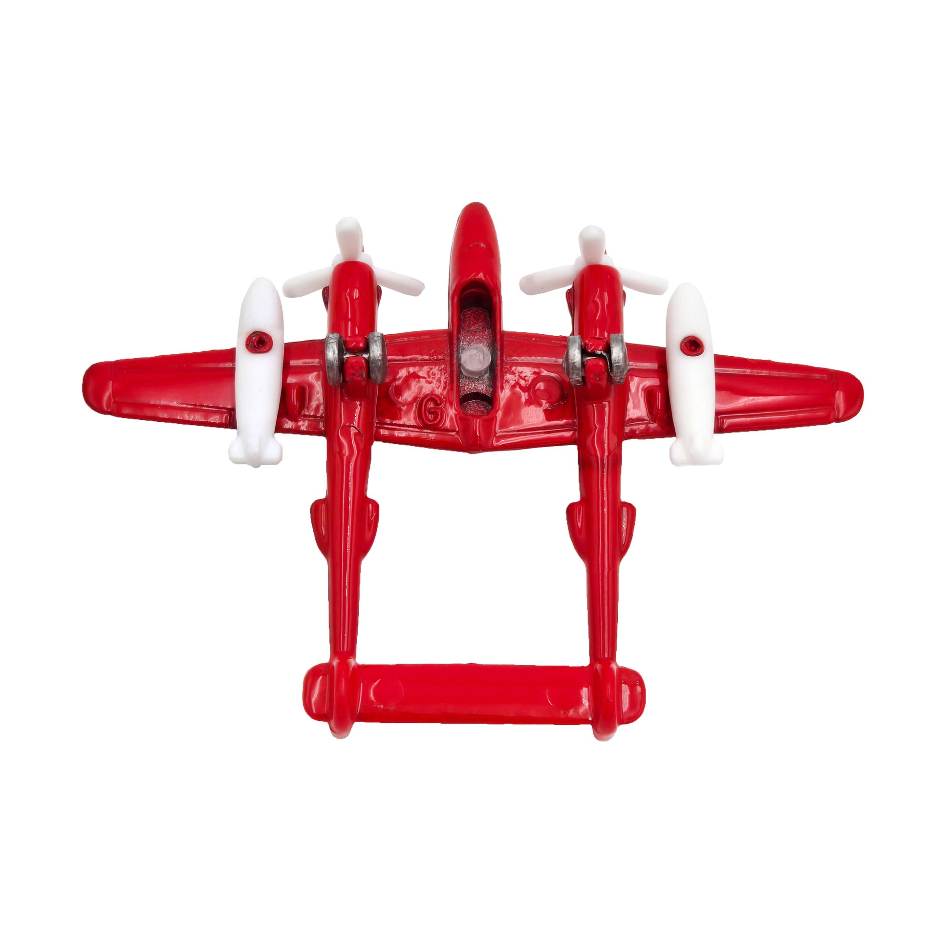 WowToyz P-38 Lightning Red – Underside View