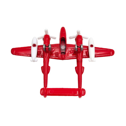WowToyz P-38 Lightning Red – Underside View