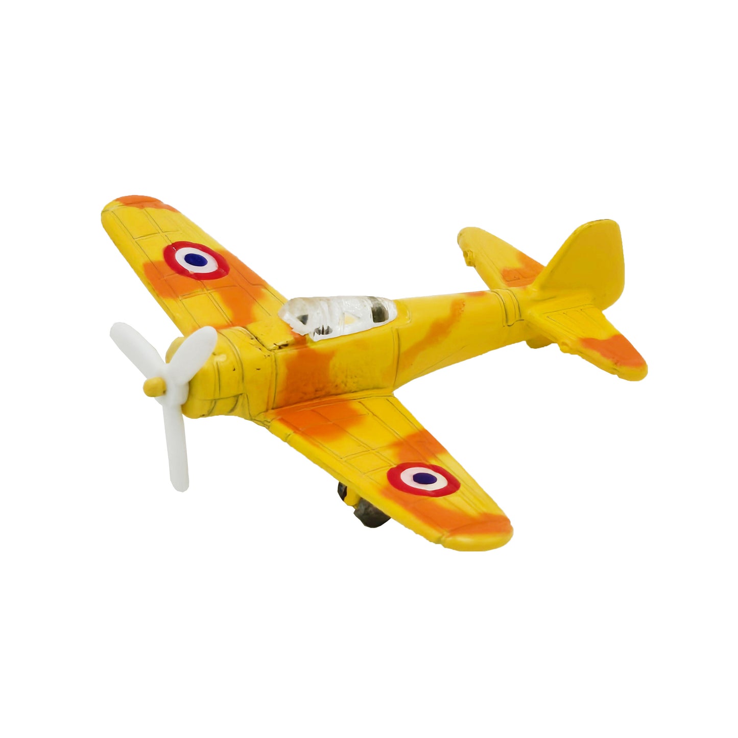 WowToyz Classic Mini Props Zero Fighter Yellow – Angled Right View
