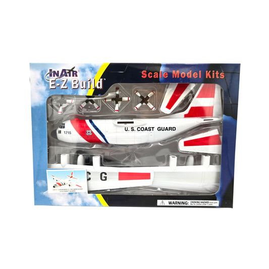 WowToyz E-Z Build C-130 Hercules U.S. Coast Guard Model Kit – Front Packaging