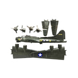 WowToyz E-Z Build B-17 Flying Fortress Green Model – Unboxed Parts and Components
