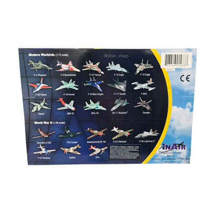 WowToyz E-Z Build B-17 Flying Fortress Silver Model – Back Packaging with Product Details