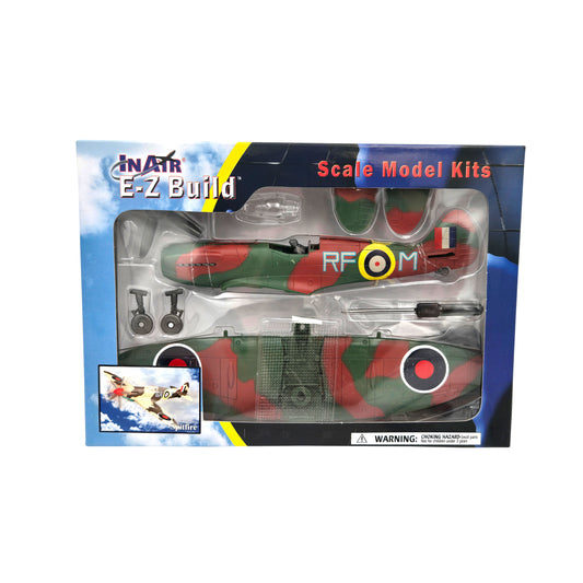 WowToyz E-Z Build Spitfire Model Kit – Front View in Packaging