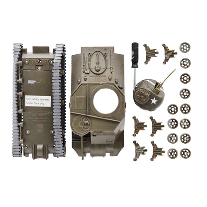 WowToyz E-Z Build M3 Lee Tank Model Kit – Unboxed Parts and Components