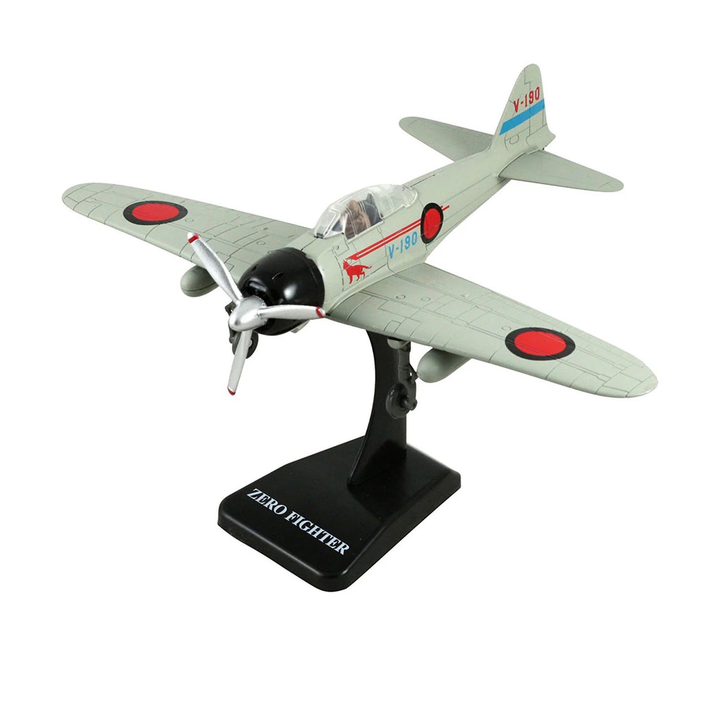 WowToyz E-Z Build Zero Fighter Model Kit – Fully Assembled Display Aircraft
