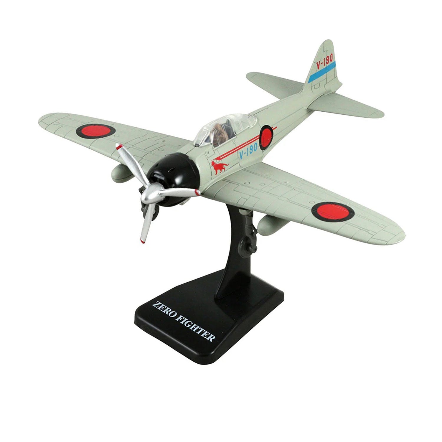 WowToyz E-Z Build Zero Fighter Model Kit – Fully Assembled Display Aircraft