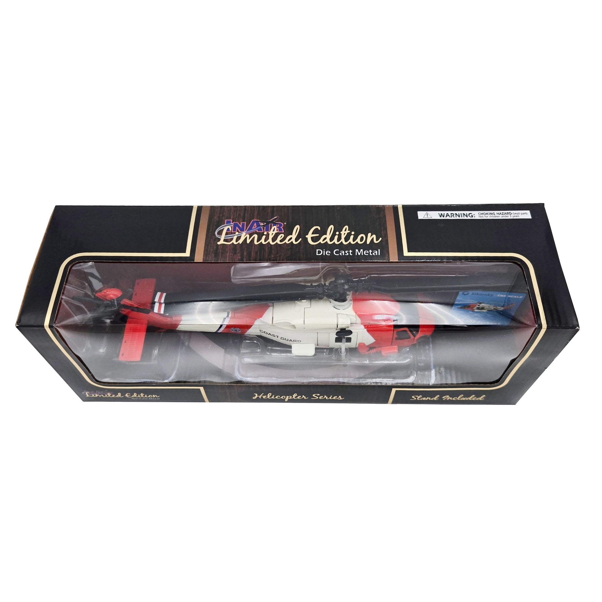 WowToyz In Air HH-60J Jayhawk Helicopter – Angled Front View in Package