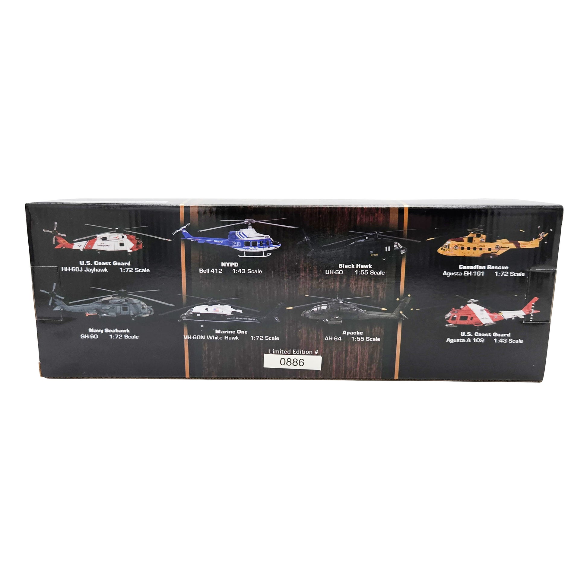 WowToyz In Air HH-60J Jayhawk Helicopter – Back Packaging with Product Details
