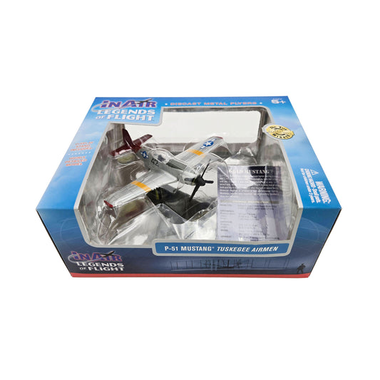 WowToyz In Air Legends of Flight P-51 Mustang Tuskegee Airmen – Front Packaging