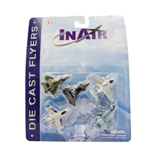WowToyz In Air Micro Fighter Jets 5-Piece Set – Front View in Packaging
