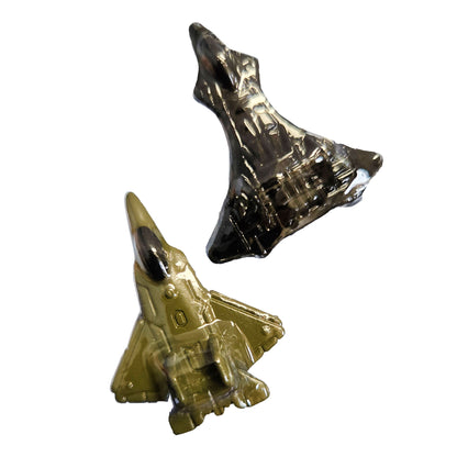 WowToyz In Air Micro Fighter Jets – Close-Up of SR-71 Blackbird and F-22 Raptor Models