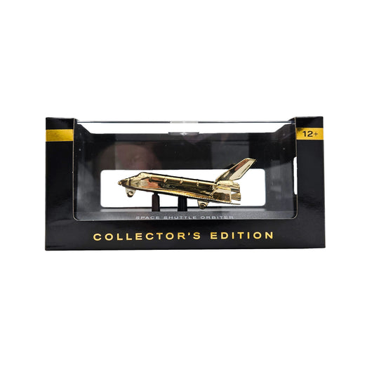Smithsonian Gold Space Shuttle – Front View in Packaging