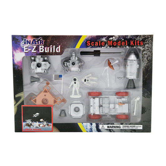 WowToyz In Air E-Z Build Lunar Lander with Moon Rover Model Kit – Front Packaging