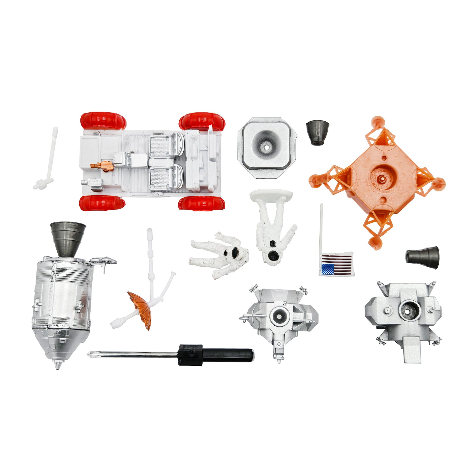 WowToyz In Air E-Z Build Lunar Lander with Moon Rover Model Kit – Assembled Model