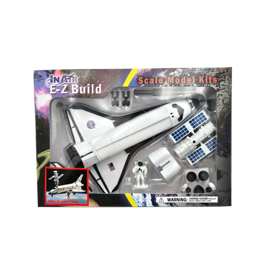 WowToyz E-Z Build Space Shuttle Model Kit – Front View in Packaging