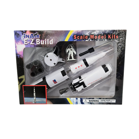 WowToyz In Air E-Z Build Saturn V Rocket Model Kit – Front View in Packaging