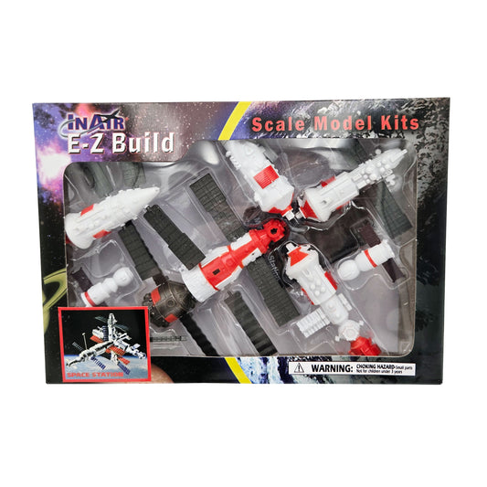WowToyz E-Z Build Space Station Mir Model Kit – Front View in Packaging