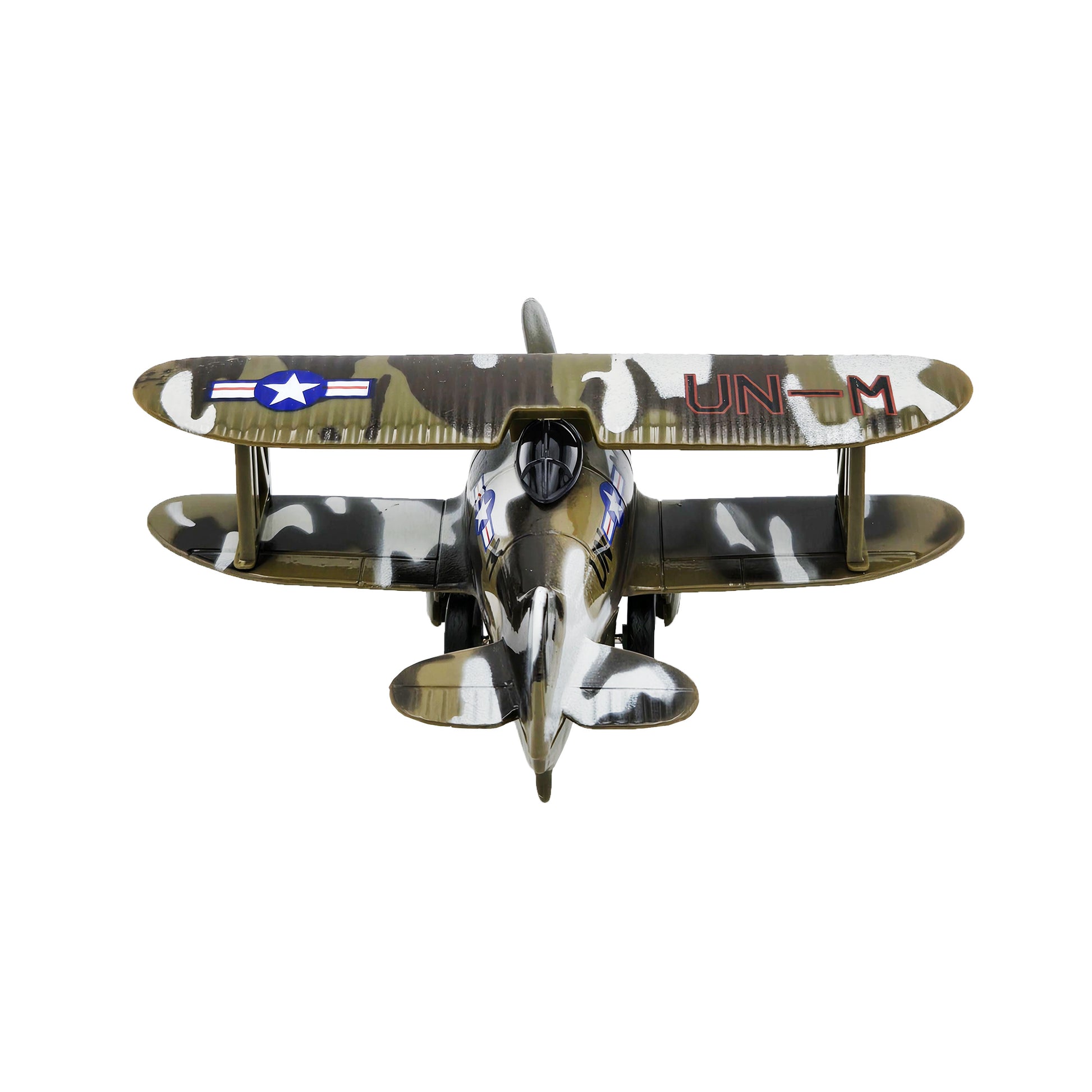 WowToyz Classic Wing Airplane – Rear View of Green Plane