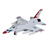 WowToyz F-16 Thunderbirds Pullback Jet – Manufacturer Angled Left View Display