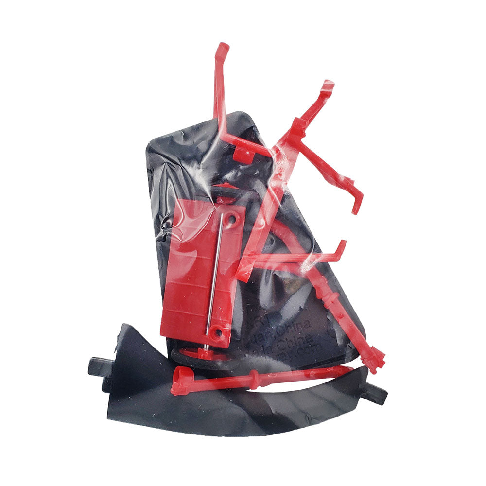 WowToyz® E-Z Build™ Fokker Dr.1 1:48 scale model stand pieces back view - sturdy base for displaying aircraft model