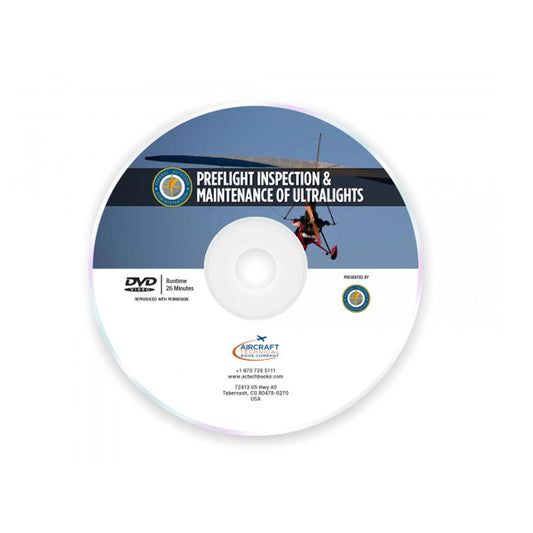 Inspection & Maintenance of Ultralights DVD covering ultralight aircraft inspection and maintenance procedures