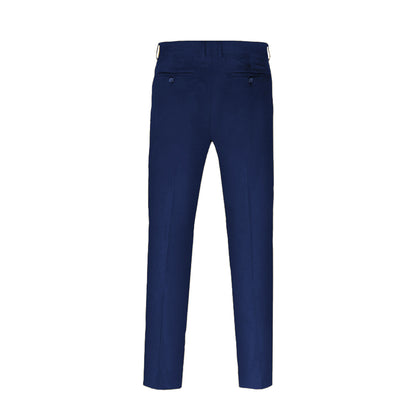 JetSeam Men's Gen2 Pilot Uniform Pants AK Blue Back View – Professional Fit with Hidden Pocket