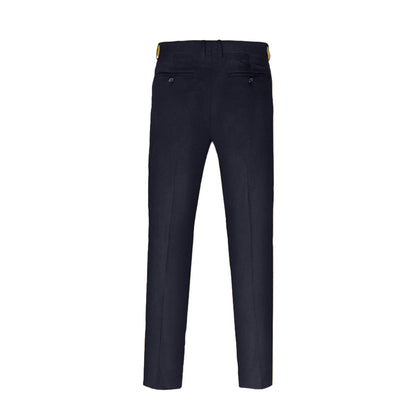 JetSeam Men's Gen2 Pilot Uniform Pants GS Navy Back View – Professional Fit with Hidden Pocket
