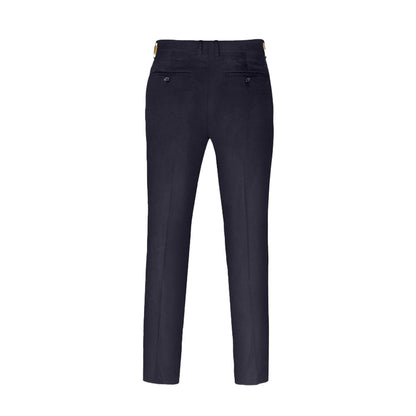JetSeam Women's Gen2 Pilot Uniform Pants GS Navy Back View – Professional Tailored Fit with Hidden Pocket