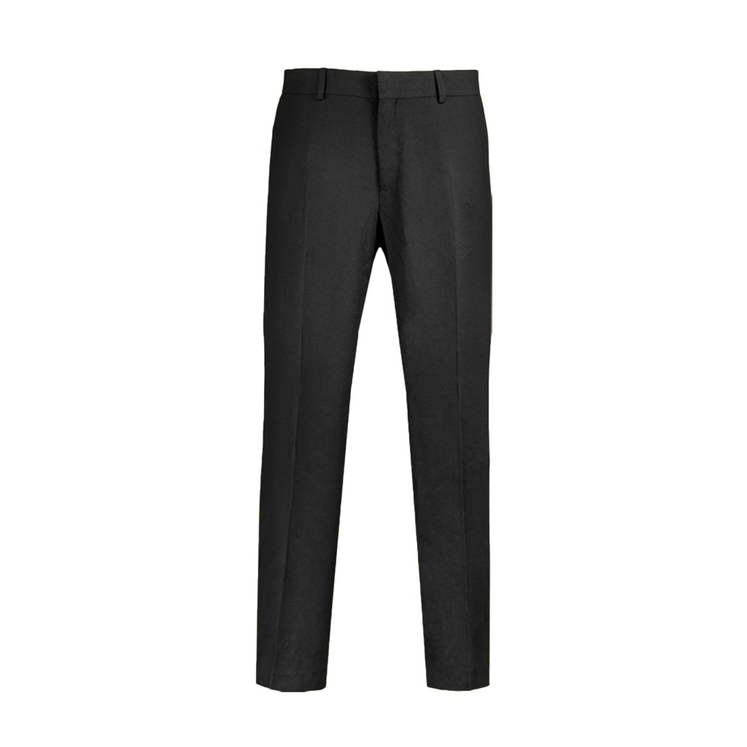 JetSeam Men's Gen2 Pilot Uniform Pants Black Front View – 4-Way Stretch Wrinkle-Free