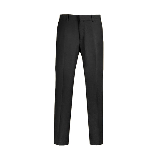 JetSeam Men's Gen2 Pilot Uniform Pants Black Front View – 4-Way Stretch Wrinkle-Free