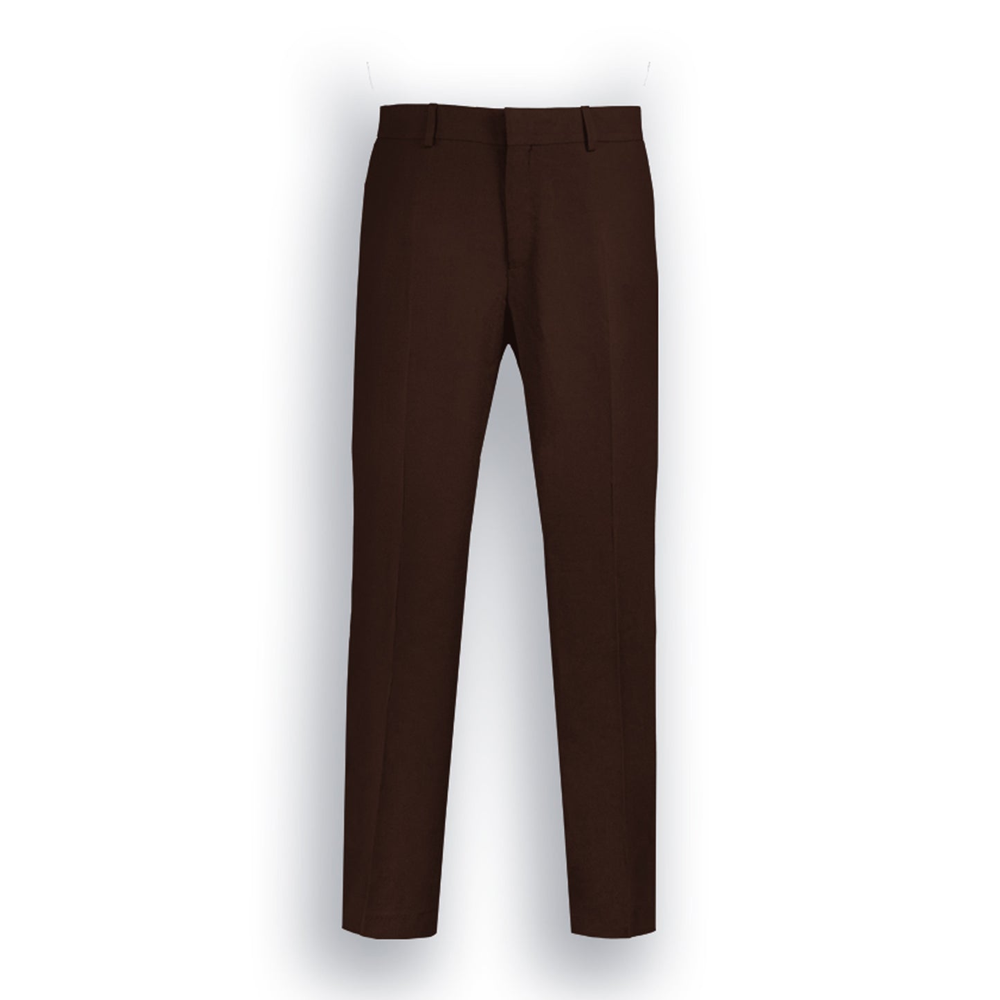 JetSeam Men's Gen2 Pilot Uniform Pants Standard Brown Front View – 4-Way Stretch Wrinkle-Free
