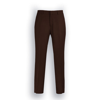 JetSeam Women's Gen2 Pilot Uniform Pants Standard Brown Front View – 4-Way Stretch Wrinkle-Free