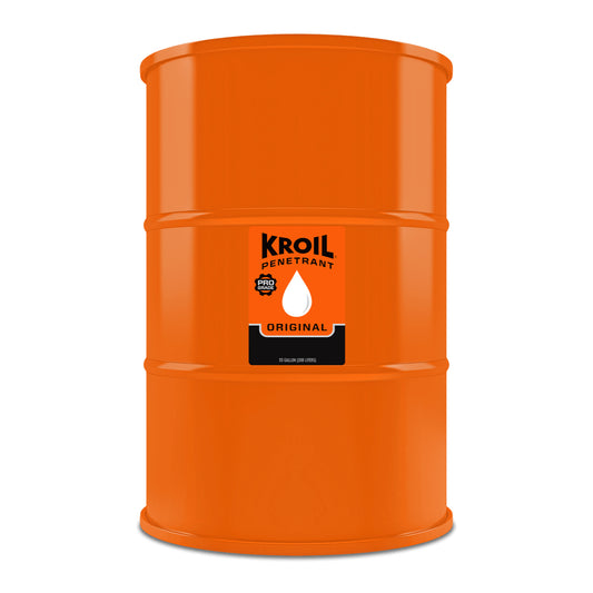 Kroil® Original Penetrating Oil 55 Gallon Drum – Industrial Bulk Rust Penetrant and Lubricant for Maintenance and Repair Applications