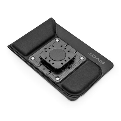 PIVOT Kneeboard Adapter showing low-profile rotating mount interface