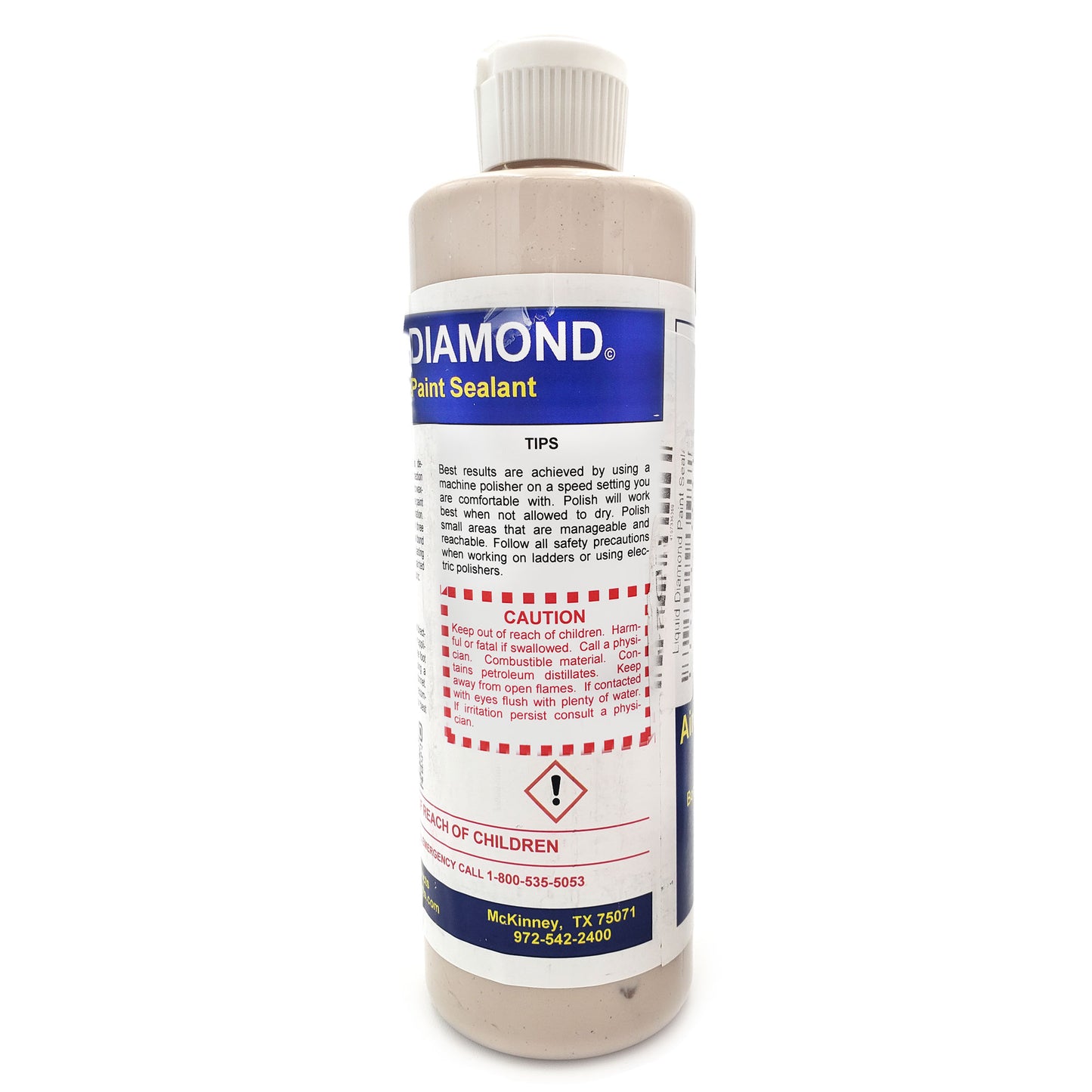 Liquid Diamond Paint Sealant, Pint, side b