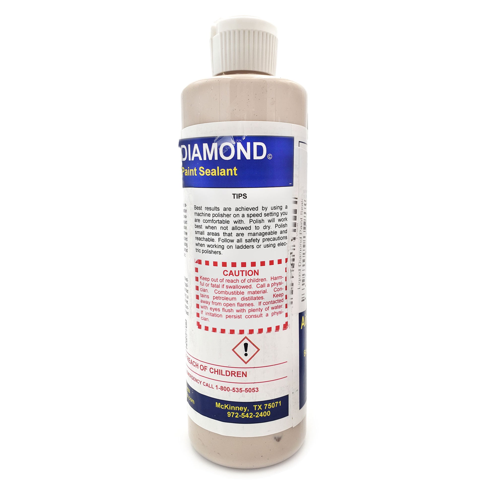 Liquid Diamond Paint Sealant, Pint, side b