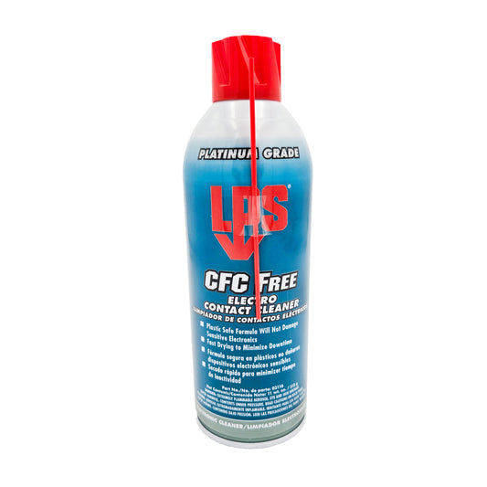 LPS CFC Free Electro Contact Cleaner 11 oz can front view - P/N 03116, safe and effective electrical contact cleaner